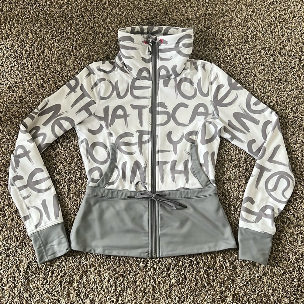 Lululemon jacket vintage great and white